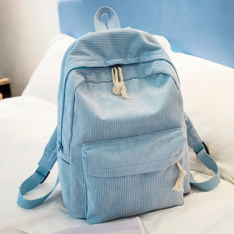 Personalized Kids Backpack & Lunch Bag, First Day of School Gift Bag With Name, Toddler Backpack, Corduroy Bag, Birthday Gift