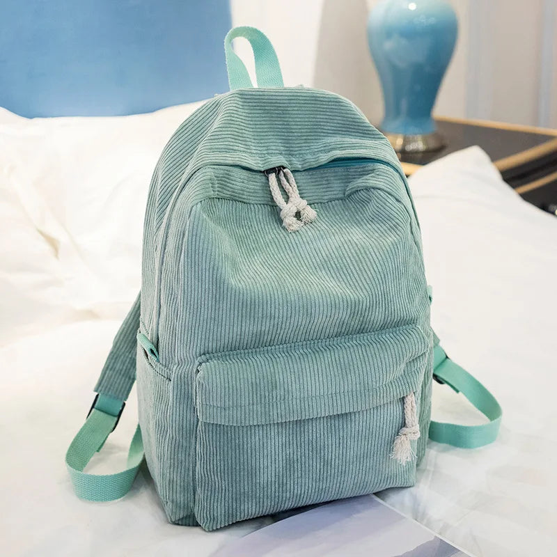 Personalized Kids Backpack & Lunch Bag, First Day of School Gift Bag With Name, Toddler Backpack, Corduroy Bag, Birthday Gift