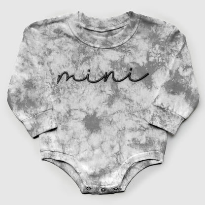 Mommy and Me Custom Embroidered Matching Tie Dye Sweatshirts